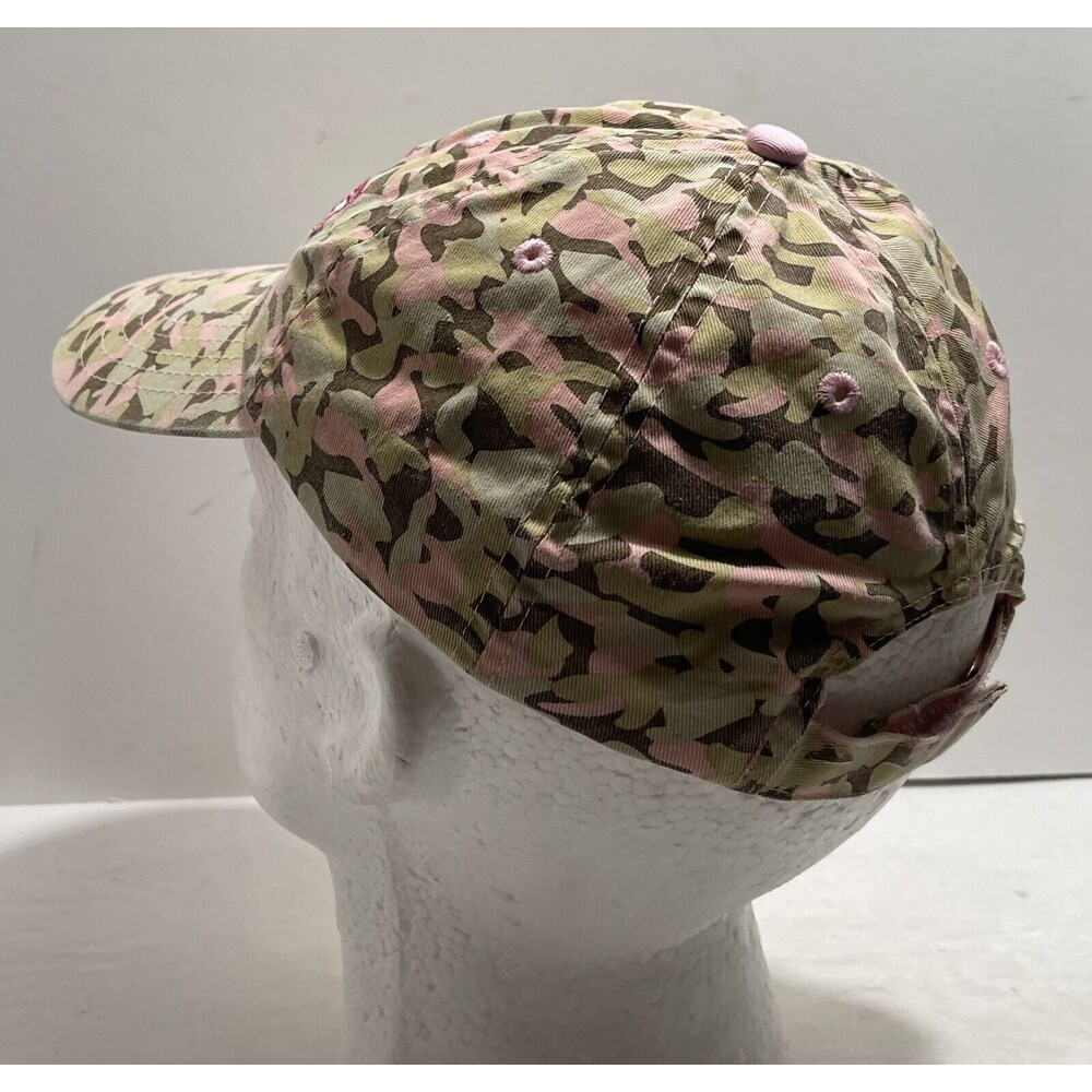 Alaska Head Gear "Alaska@ Embroidered Adjustable Hat Pink/Camo NWT - Picture 7 of 11